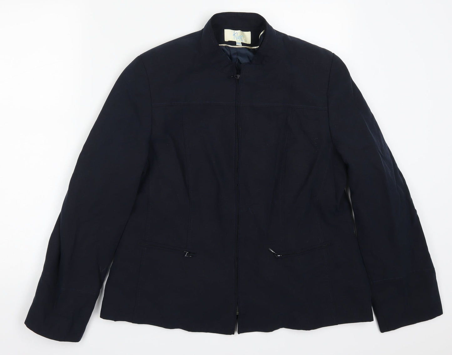 Klass Womens Blue   Jacket  Size 14