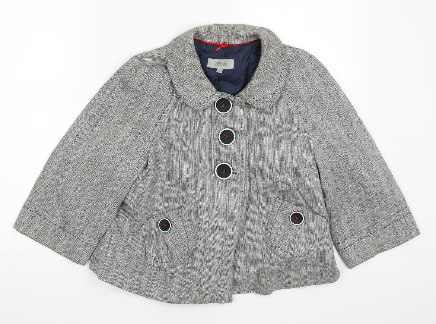 Marks and Spencer Womens Grey   Jacket  Size 12