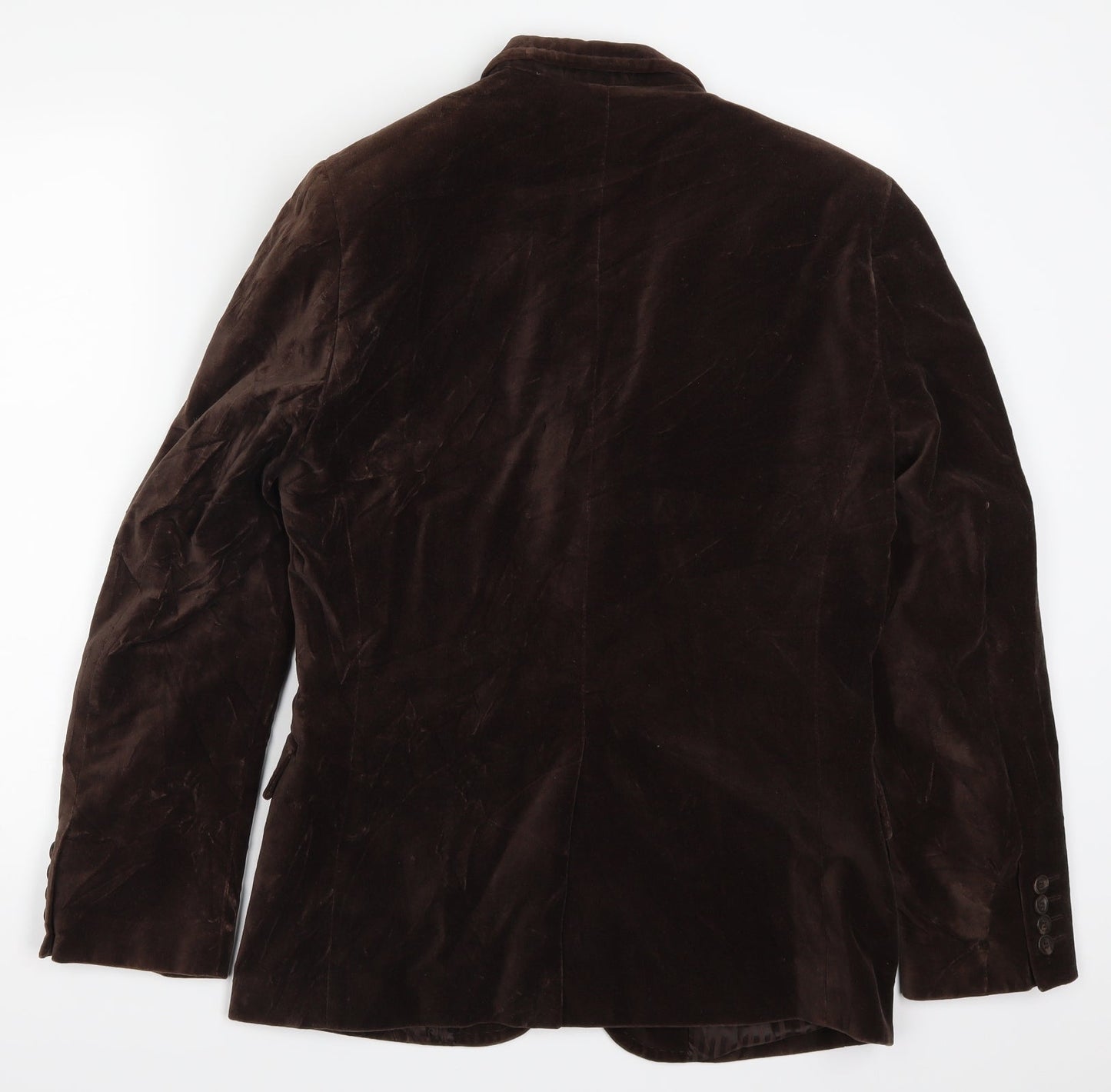H&M Mens Brown   Jacket Suit Jacket Size 36