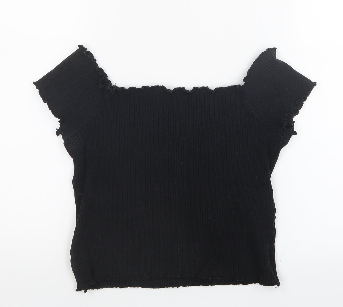 Preworn Womens Black   Basic T-Shirt Size S