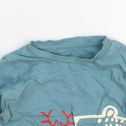 Marks & Spencer Baby Blue   Basic T-Shirt Size 3-6 Months