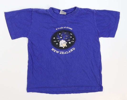 Preworn Boys Blue   Basic T-Shirt Size S