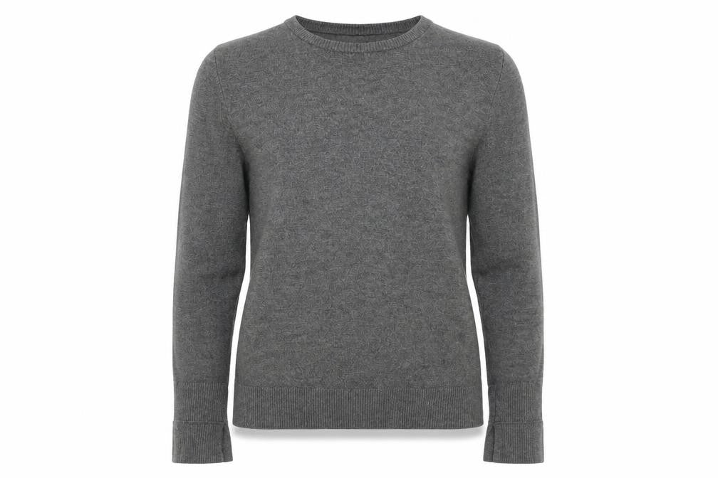 Mango Womens Grey  Knit Pullover Jumper Size S
