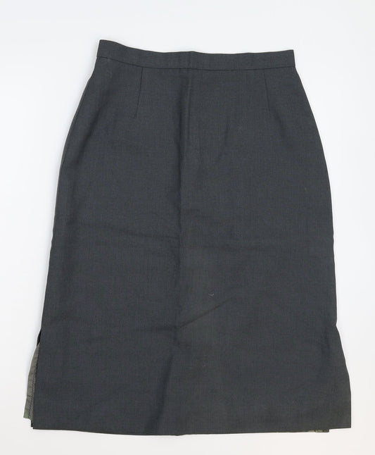 Preworn Womens Grey   Straight & Pencil Skirt Size 30 in