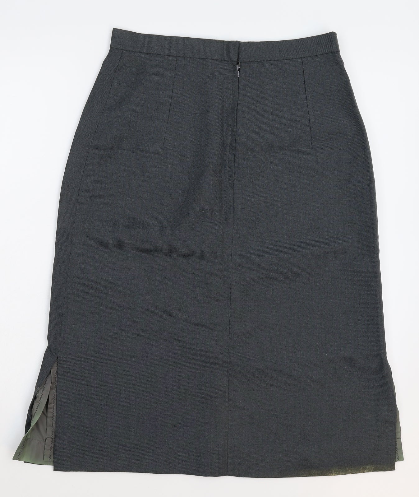Preworn Womens Grey   Straight & Pencil Skirt Size 30 in