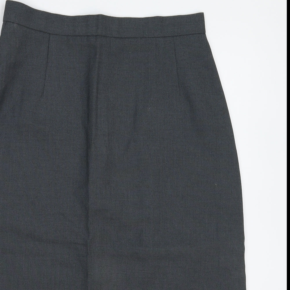Preworn Womens Grey   Straight & Pencil Skirt Size 30 in