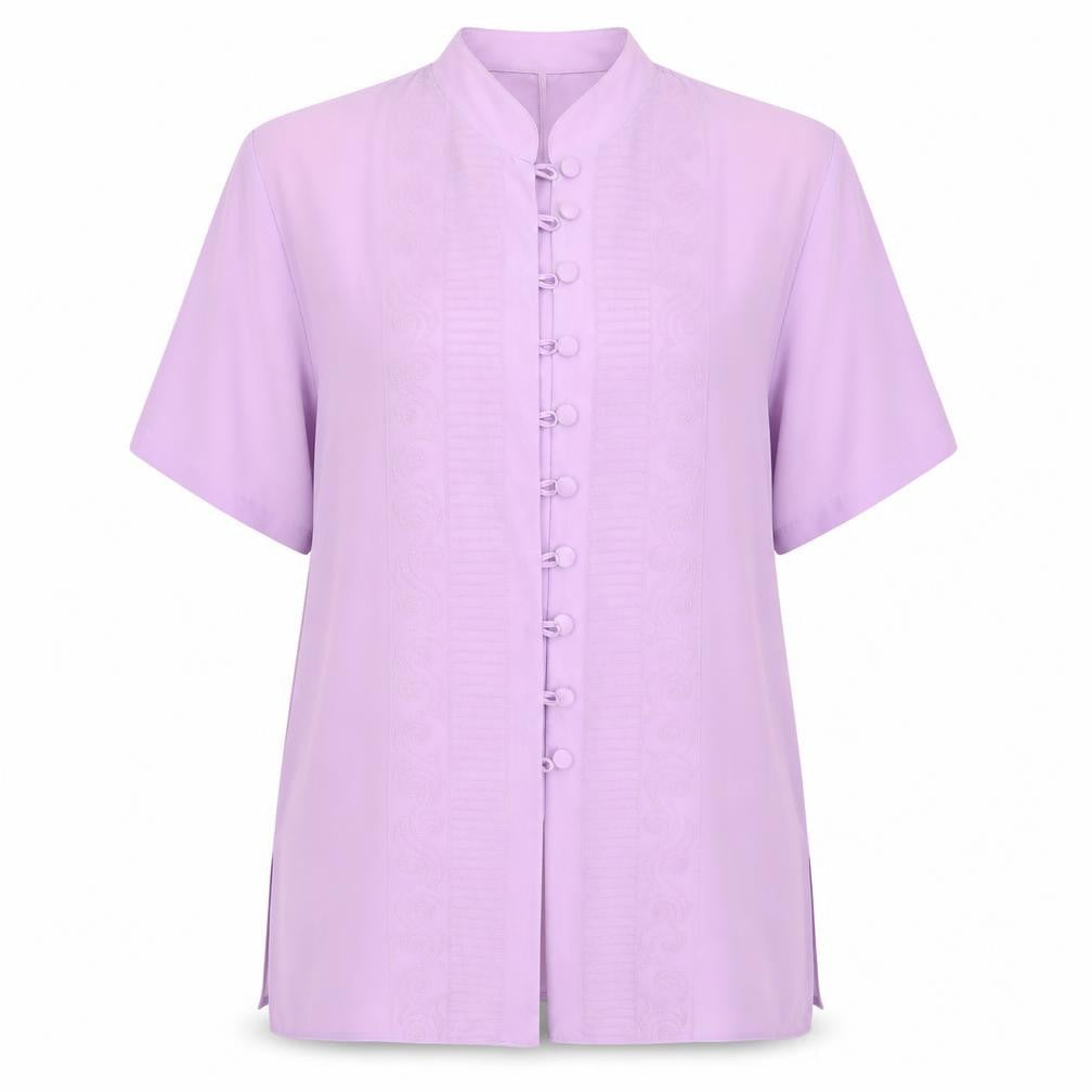 Bonmarché Womens Pink Basic Button-Up Size 14