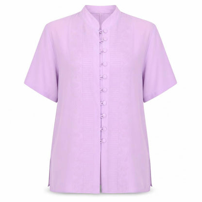 Bonmarché Womens Pink Basic Button-Up Size 14