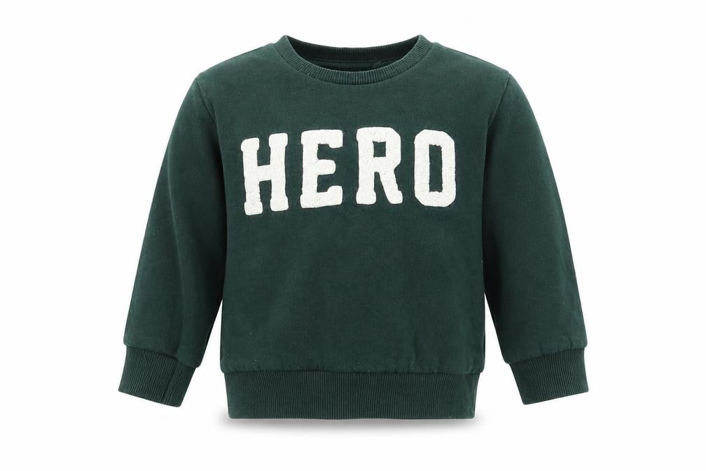 Primark Boys Green   Pullover Sweatshirt Size 2-3 Years  - hero