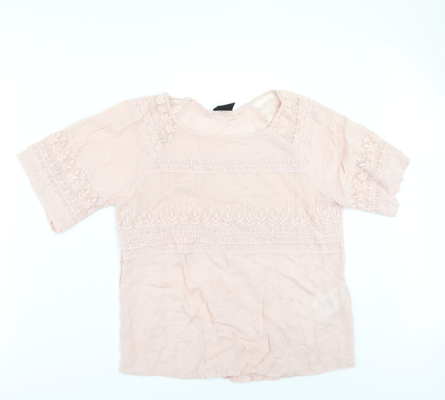 VILA Womens Orange   Tunic Blouse Size M