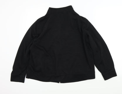 Bonmarché Womens Black Full Zip Jumper Size M