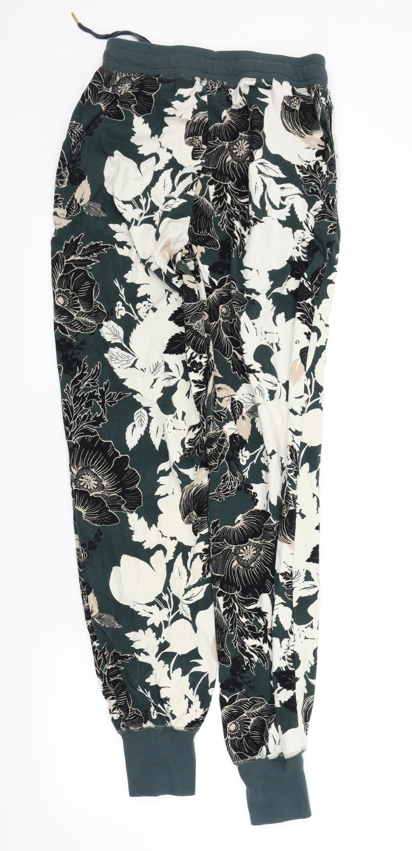 NEXT Womens Green Floral  Trousers  Size S L27 in