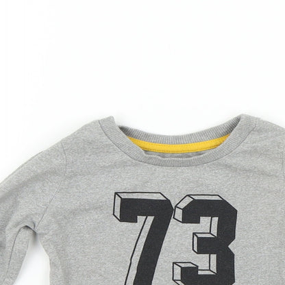 Preloved Rebel Baby Grey Colourblock  Basic T-Shirt Size 9-12 Months  - 73 - Detail