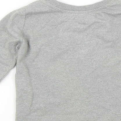 Preloved Rebel Baby Grey Colourblock  Basic T-Shirt Size 9-12 Months  - 73 - Label