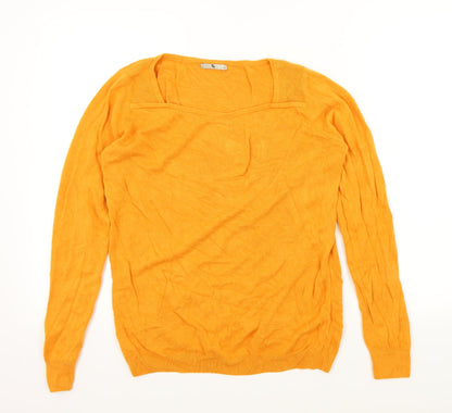 Tu Womens Orange   Pullover Jumper Size 12