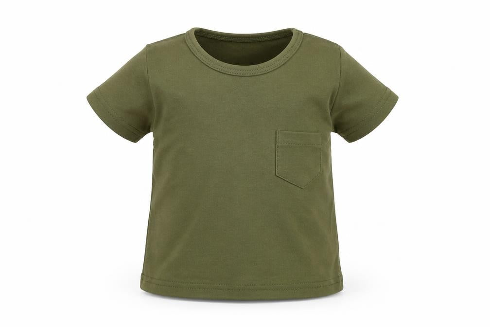 90 Degree Baby Green Colourblock  Basic Polo Size 0-3 Months