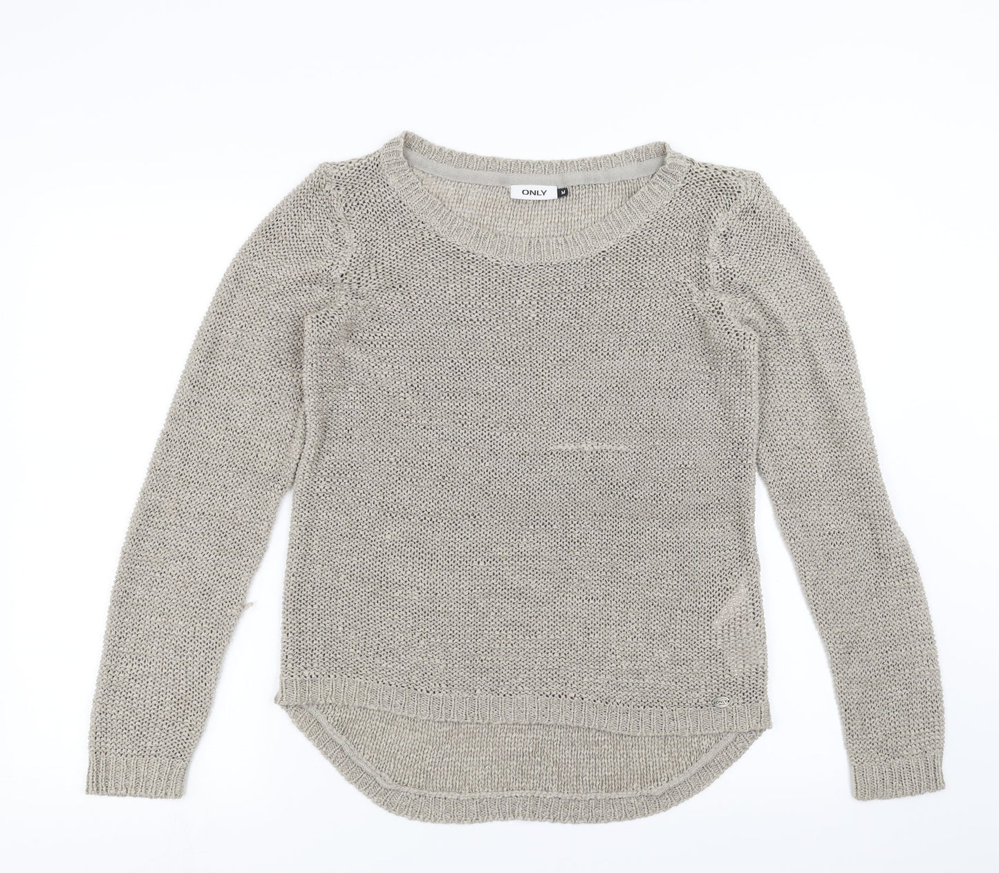 Only Womens Grey   Pullover Jumper Size M