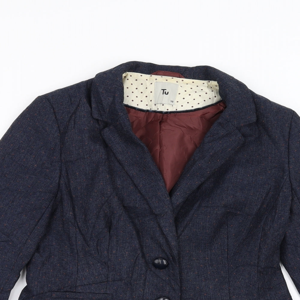 Sainsburys Womens Blue   Jacket Suit Jacket Size 10
