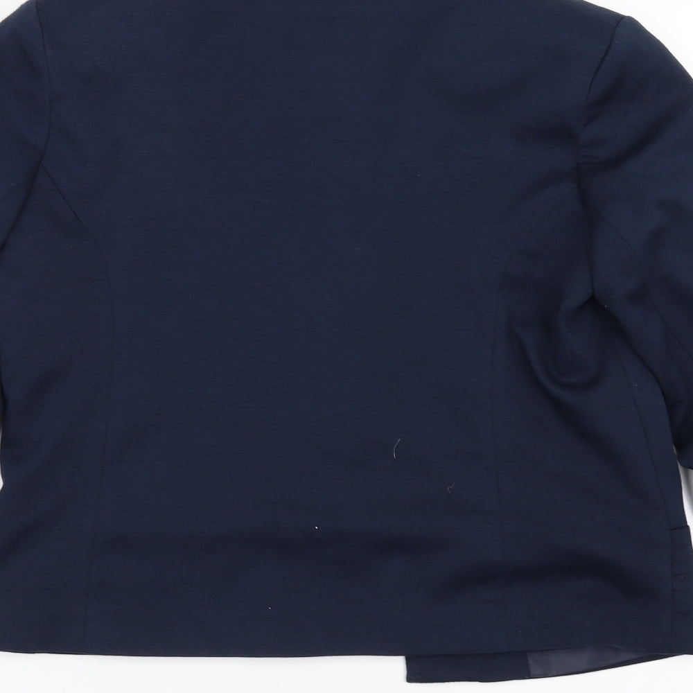 Miss Selfridge Womens Blue   Jacket Suit Jacket Size 10