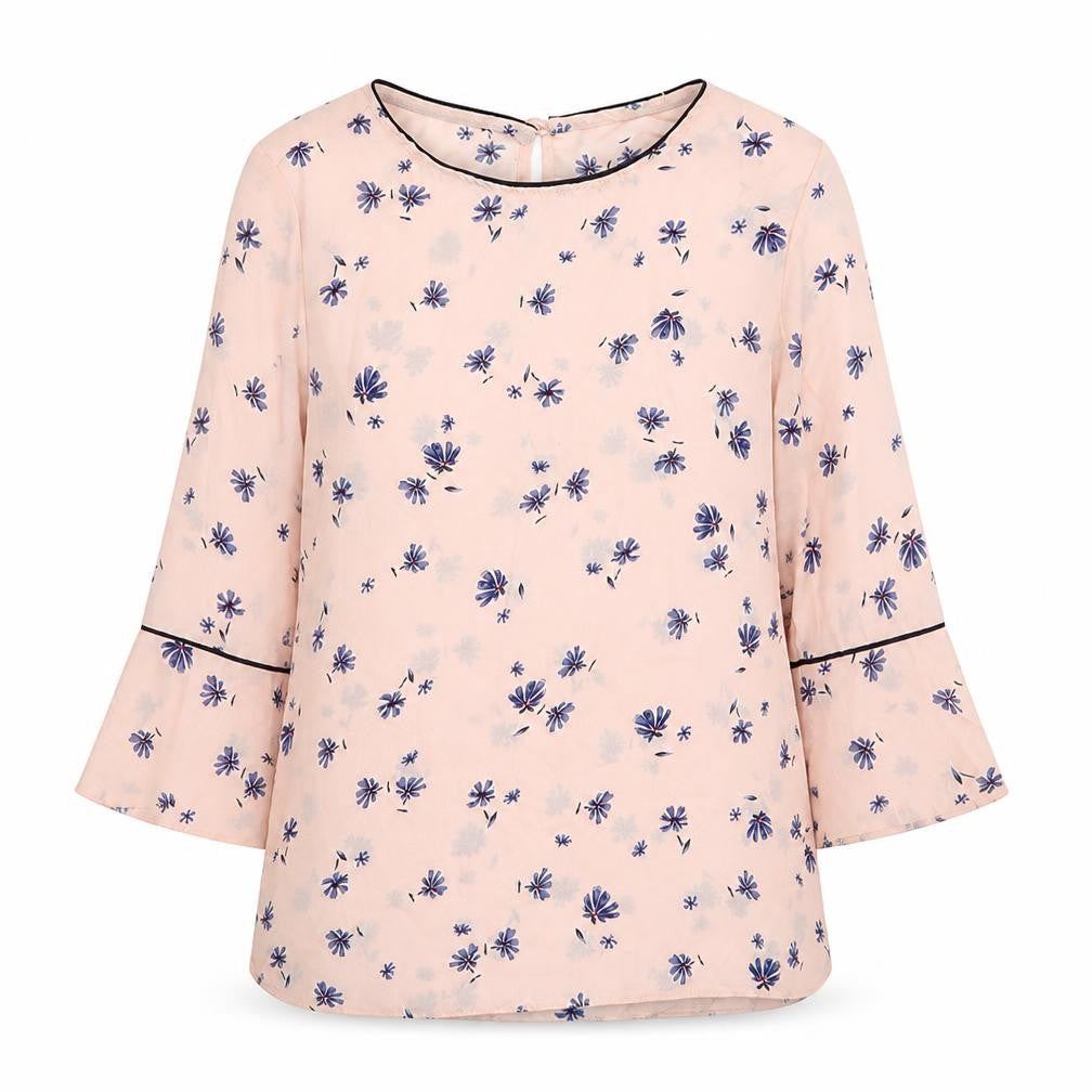 Primark Womens Pink Floral  Basic Blouse Size 6
