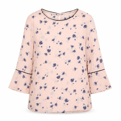 Primark Womens Pink Floral  Basic Blouse Size 6