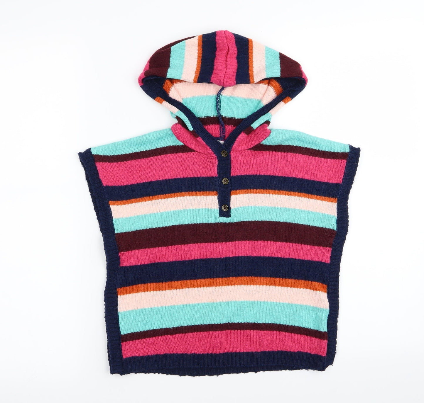 carters Girls Multicoloured Striped  Pullover Jumper Size 5 Years