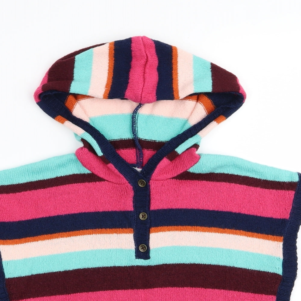 carters Girls Multicoloured Striped  Pullover Jumper Size 5 Years