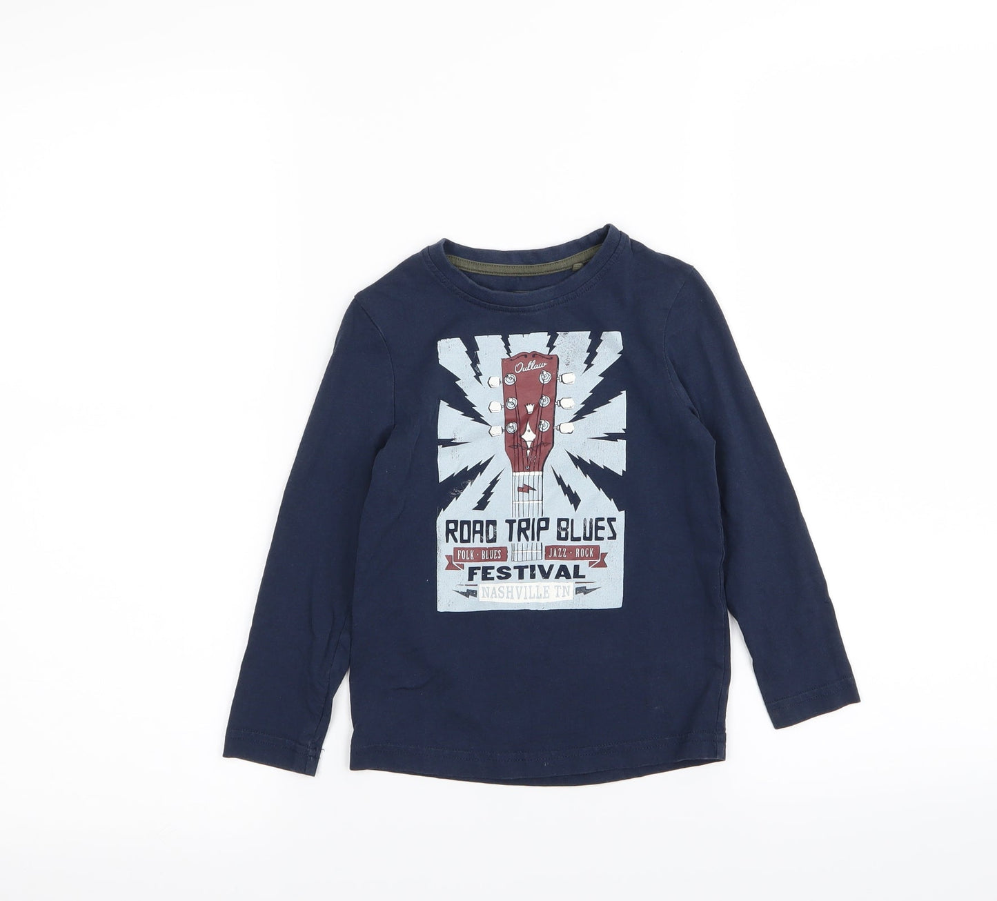 TU Boys Blue   Basic T-Shirt Size 3 Years