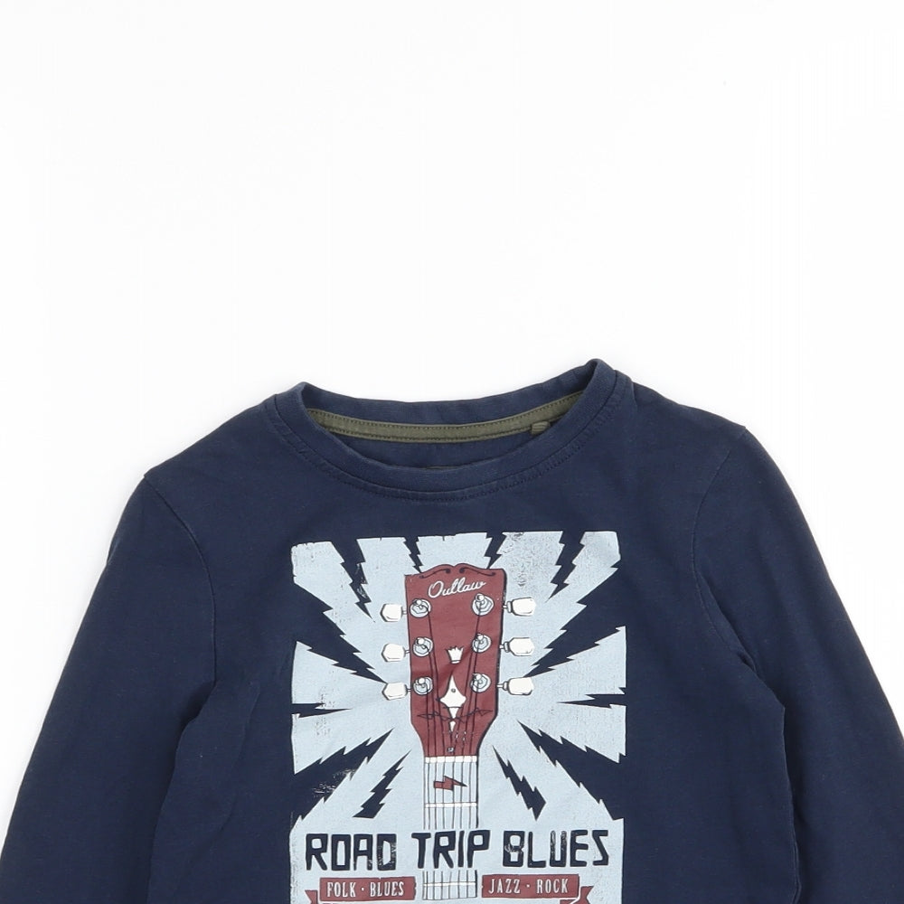TU Boys Blue   Basic T-Shirt Size 3 Years