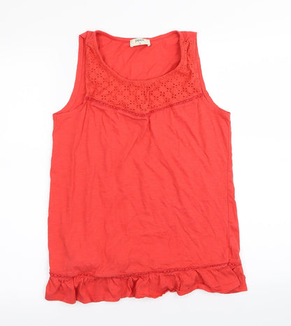 Preloved Papaya Womens Red   Basic Tank Size 12 - Front