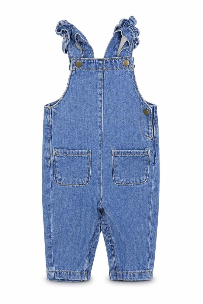 Marks & Spencer Girls Blue   Dungaree One-Piece Size 0-3 Months