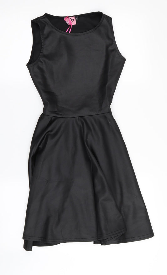 Adore Womens Black   Fit & Flare  Size 8