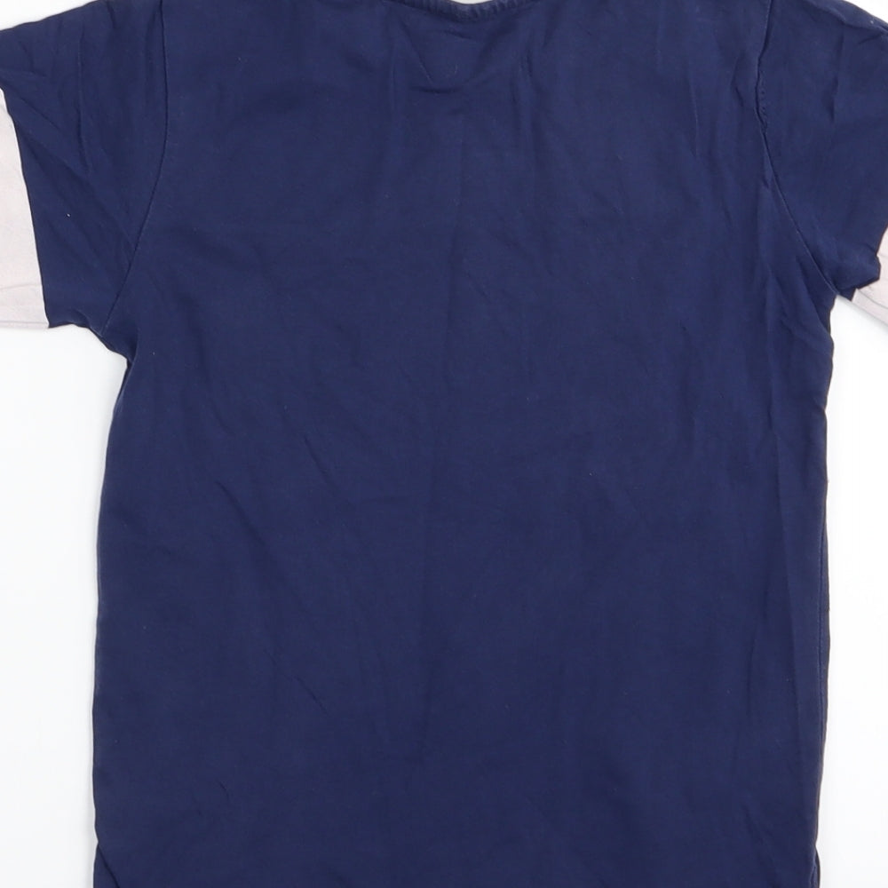 Rebel  Boys Blue   Basic T-Shirt Size 7-8 Years