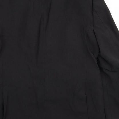 Preloved Fellini Traveller Mens Black   Jacket Blazer Size 40 - Label