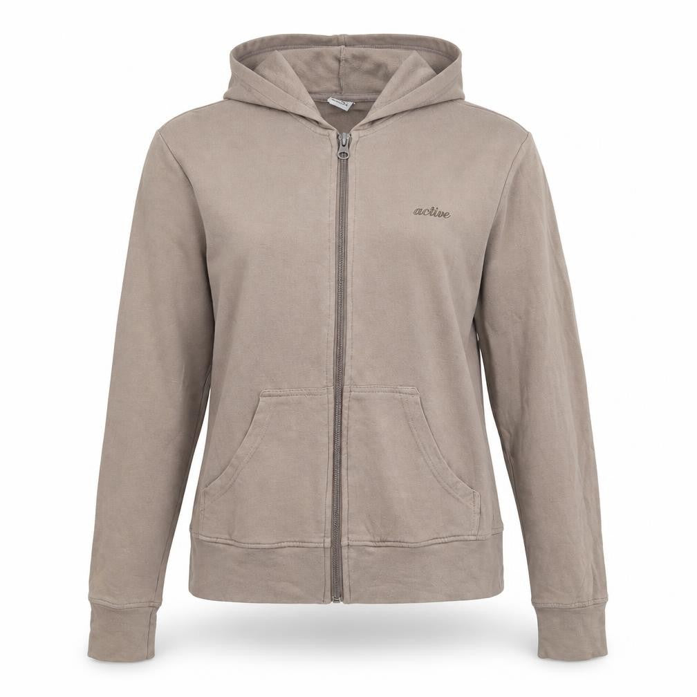 Target Womens Brown   Full Zip Jumper Size 10