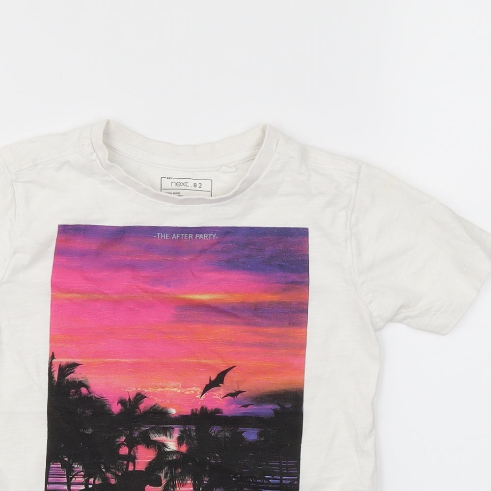 Next  Boys White   Basic T-Shirt Size 3 Years
