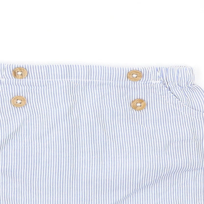 Tu Boys Blue Striped  Capri Trousers Size 3-6 Months