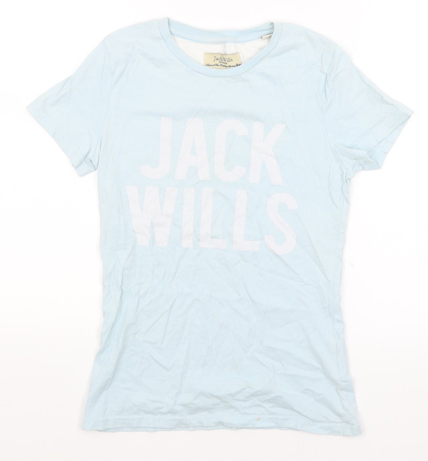 Jack Wills Womens Blue   Basic T-Shirt Size 6