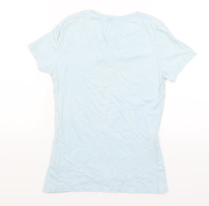 Preloved Jack Wills Womens Blue   Basic T-Shirt Size 6 - Back