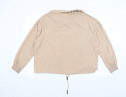 Preloved Nu Womens Beige   Rain Coat Coat Size M - Back