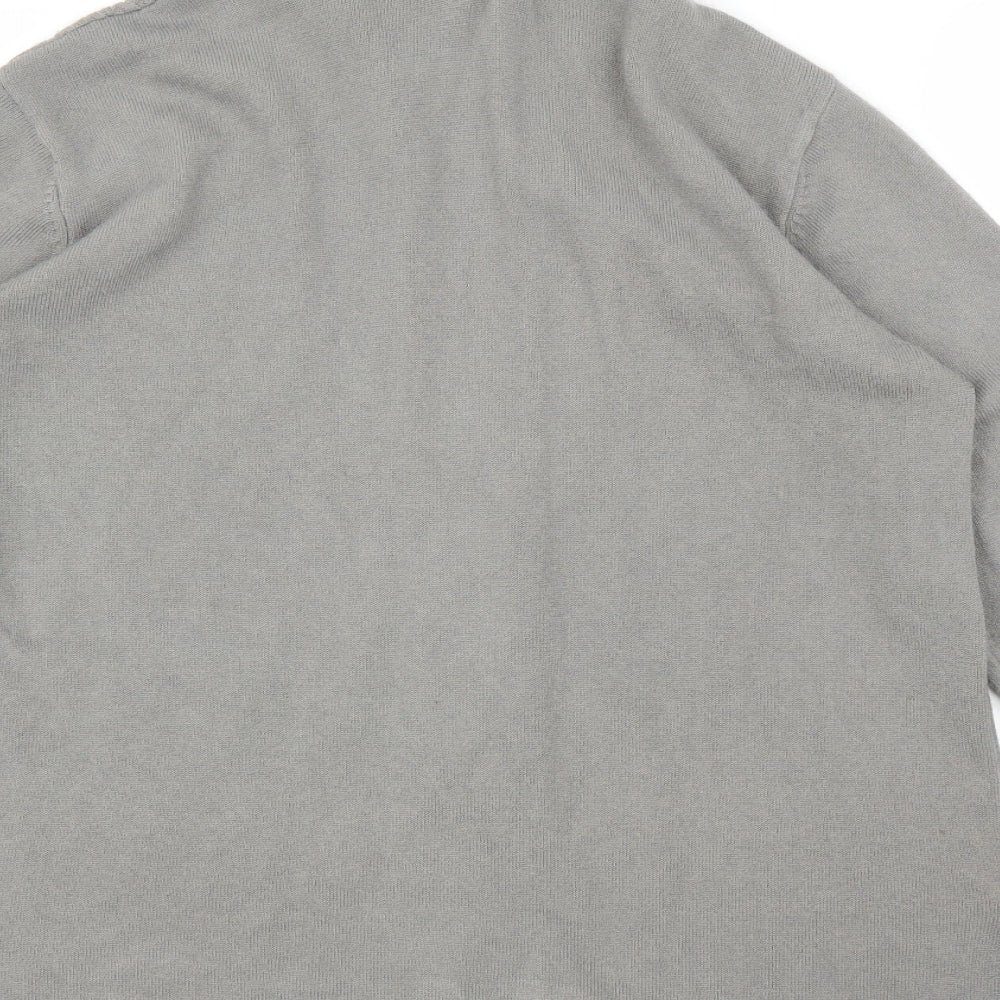 Eliane Womens Grey   Full Zip Jumper Size XL