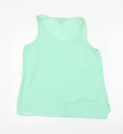 Preloved Primark Womens Green   Basic Blouse Size 12 - Back