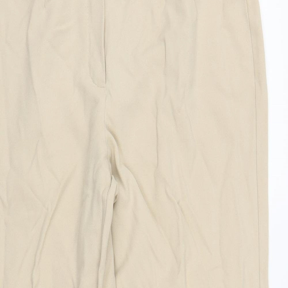 M&S Womens Beige   Trousers  Size 10 L24 in