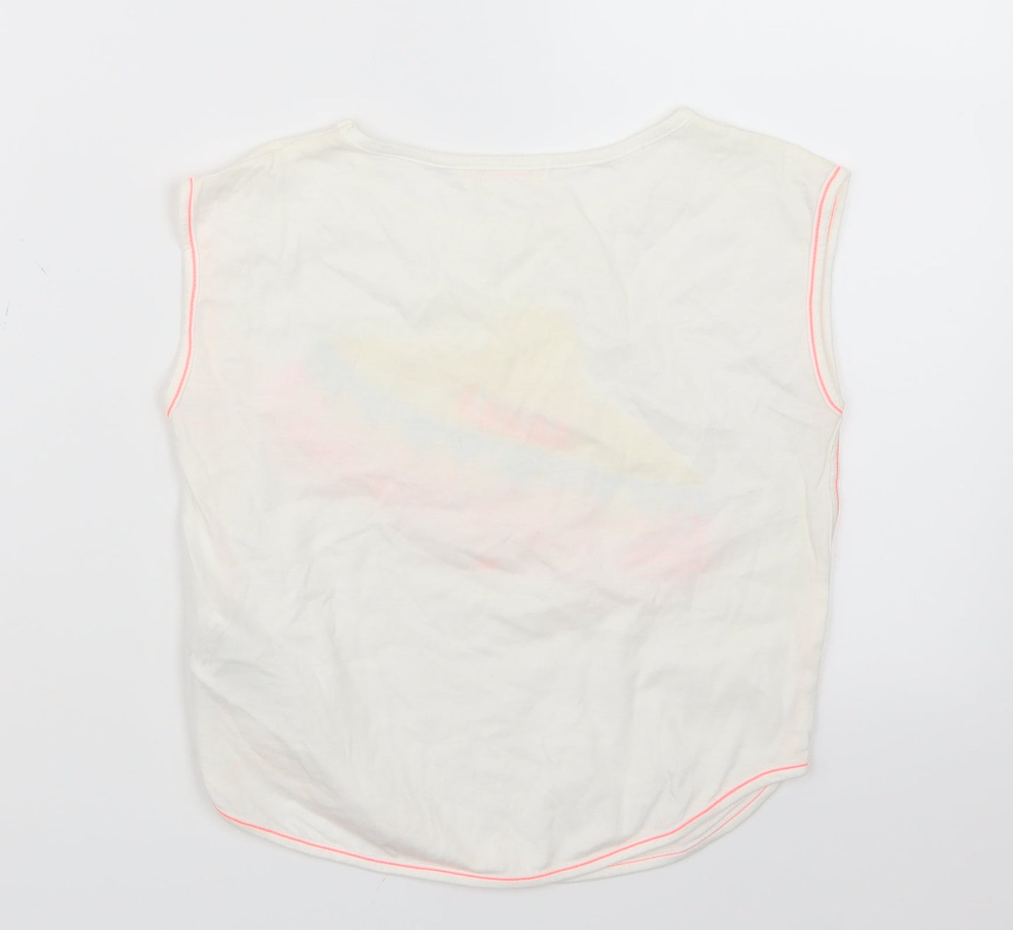 Billieblush Girls White   Basic T-Shirt Size 6 Years