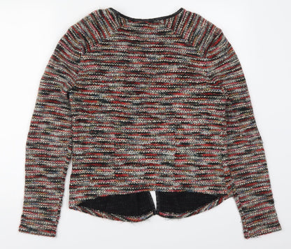 Preloved H&M Womens Multicoloured   Cardigan Jumper Size L - Back