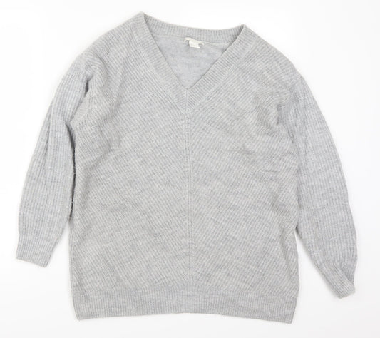 H&M Womens Green  Knit Pullover Jumper Size S