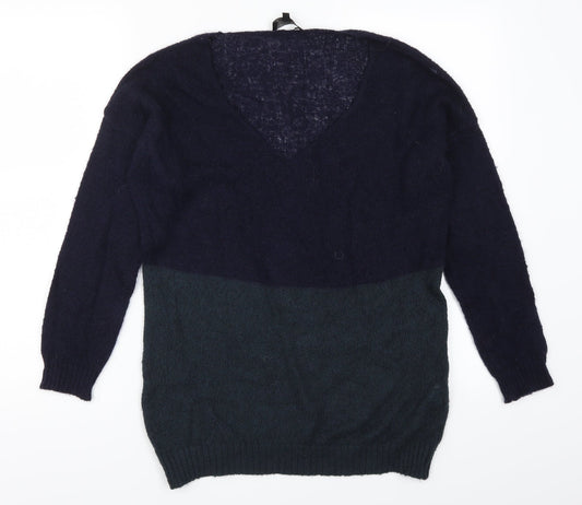 Fenella Womens Blue   Pullover Jumper Size M  - Colourblock