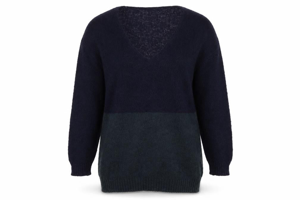 Fenella Womens Blue   Pullover Jumper Size M  - Colourblock
