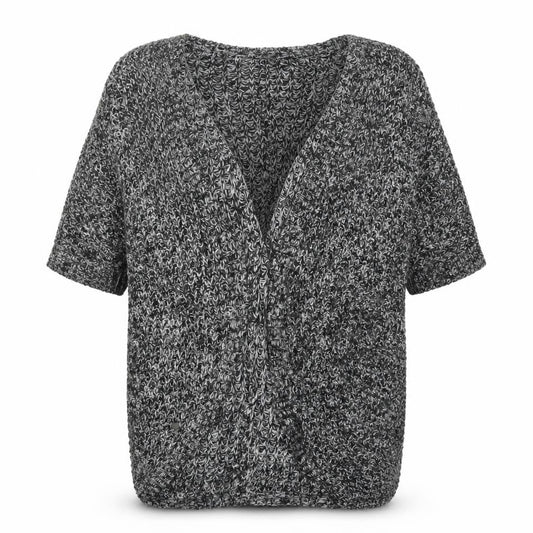 Vero Moda Womens Grey  Knit Cardigan Jumper Size L