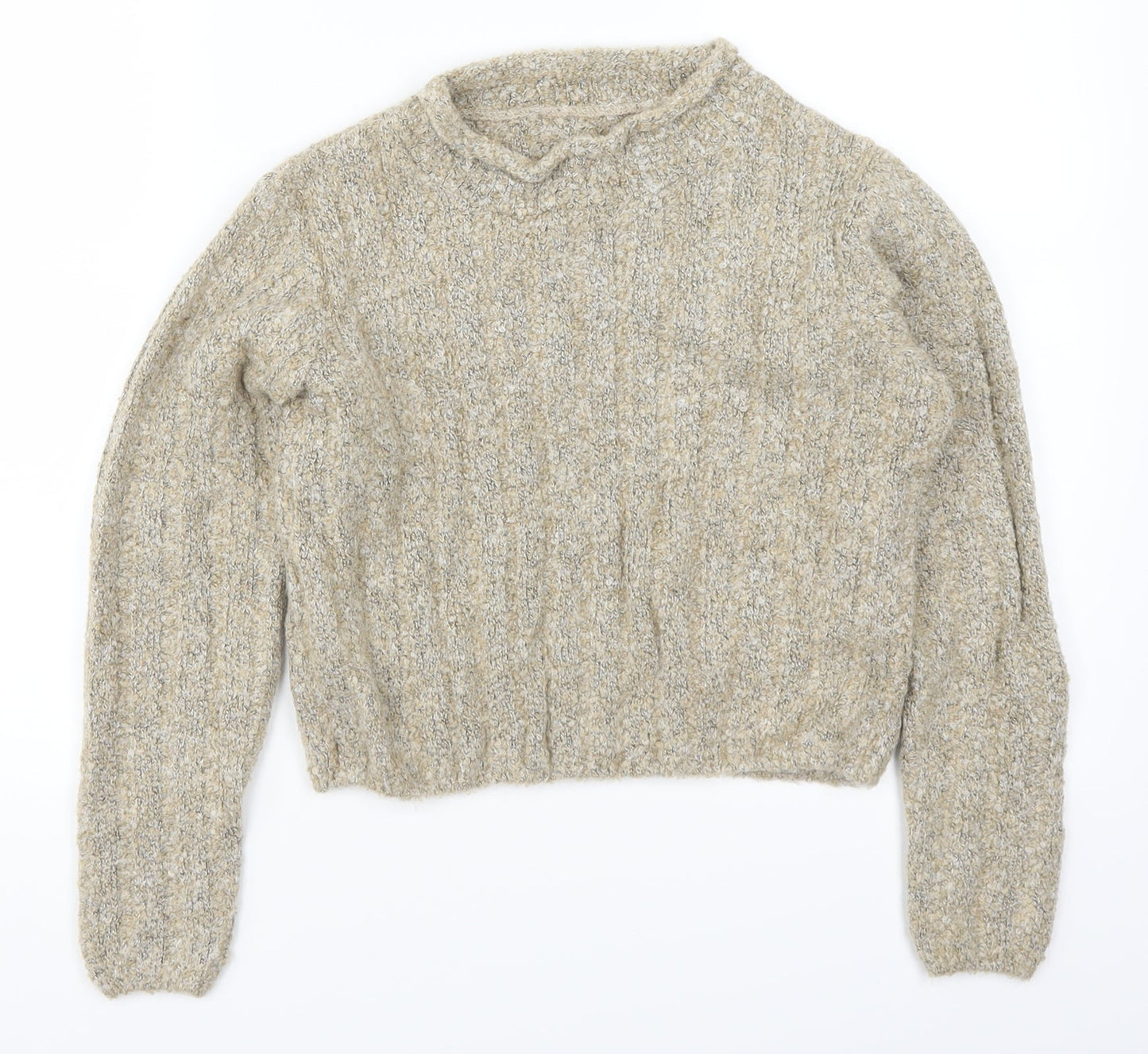 Marks and Spencer Womens Beige  Knit Pullover Jumper Size 10